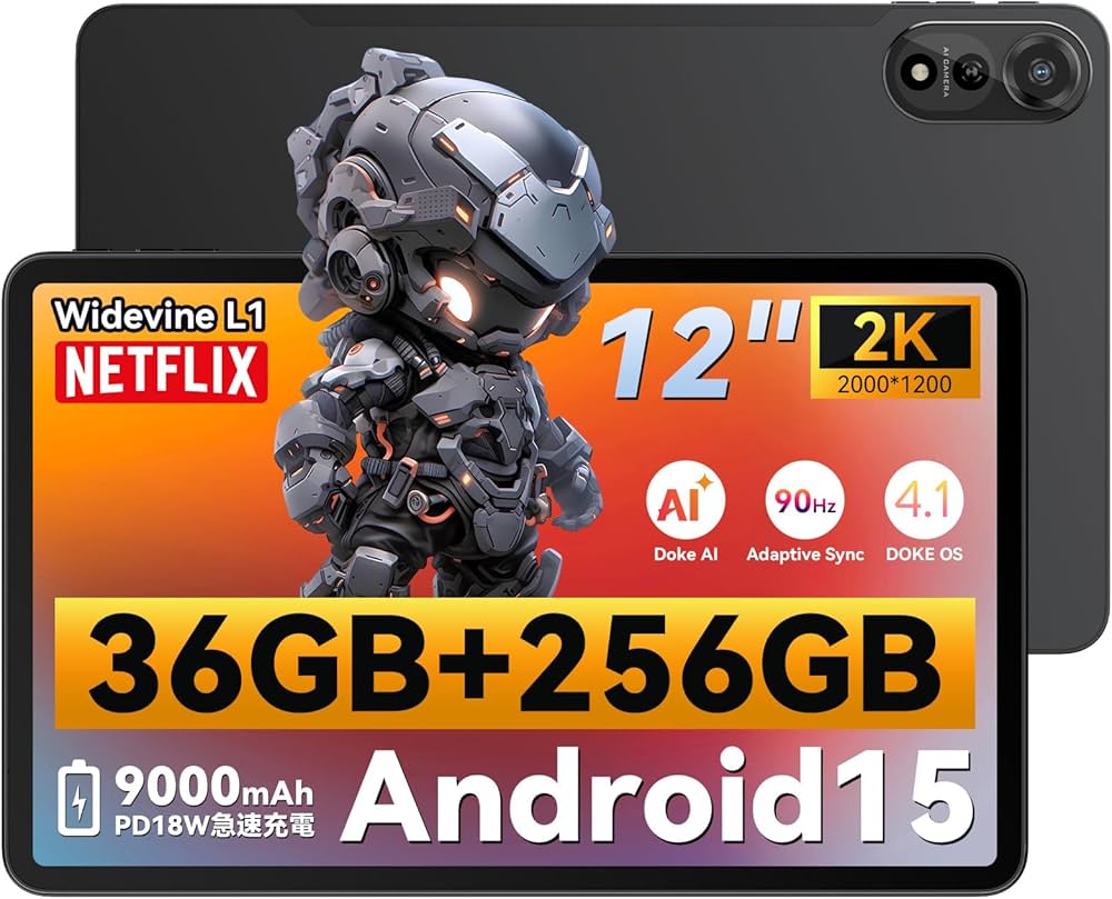 BLACKVIEW タブレット メガ2 SIMフリー WiFiモデル BLACKVIEW