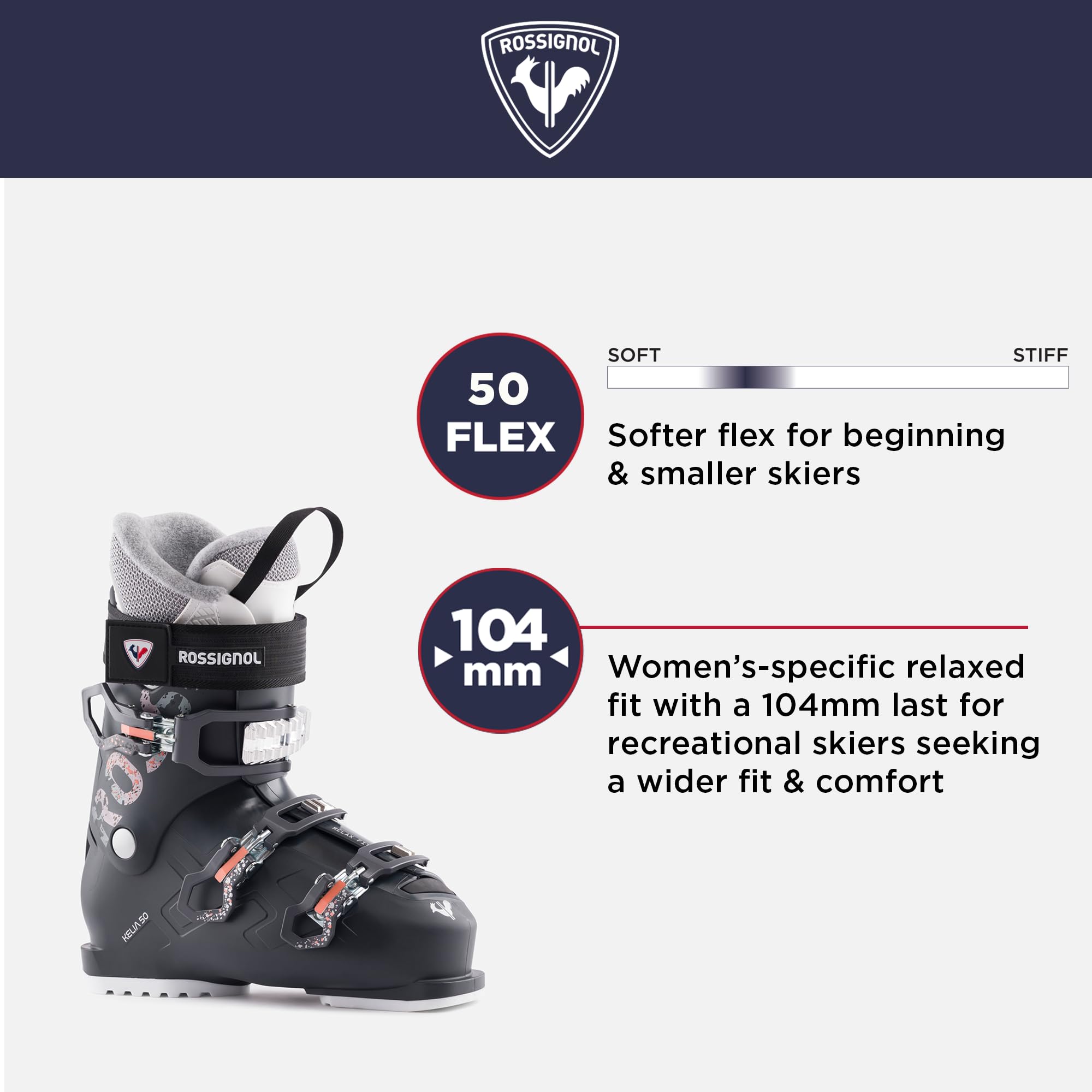 Amazon | ROSSIGNOL(ロシニョール) EVO 70 - BLACK BLACK 28.5