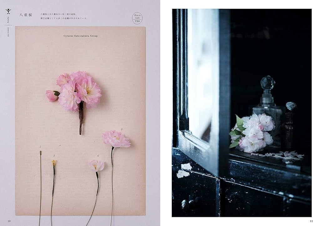 季節の布花標本 型紙から作る標本とブローチ | utopiano |本 | 通販