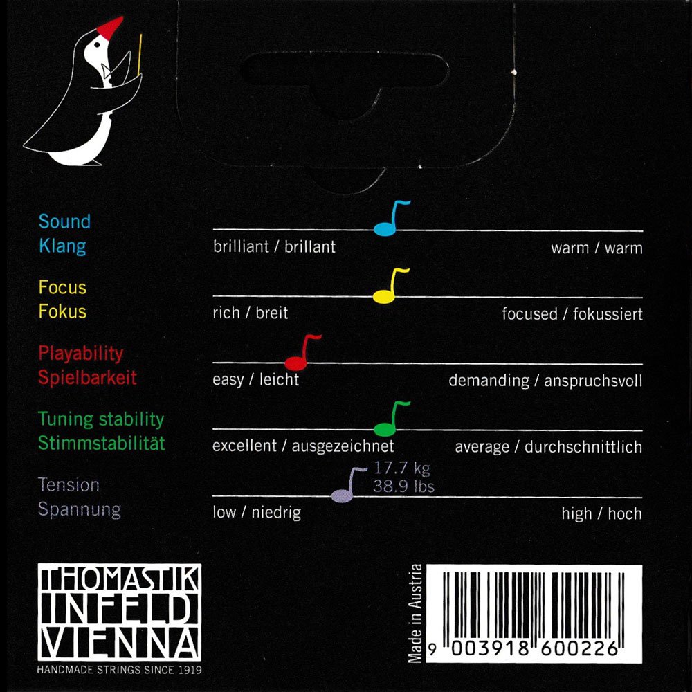 Amazon.co.jp: THOMASTIK Dominant ドミナント 1/4バイオリン弦セット