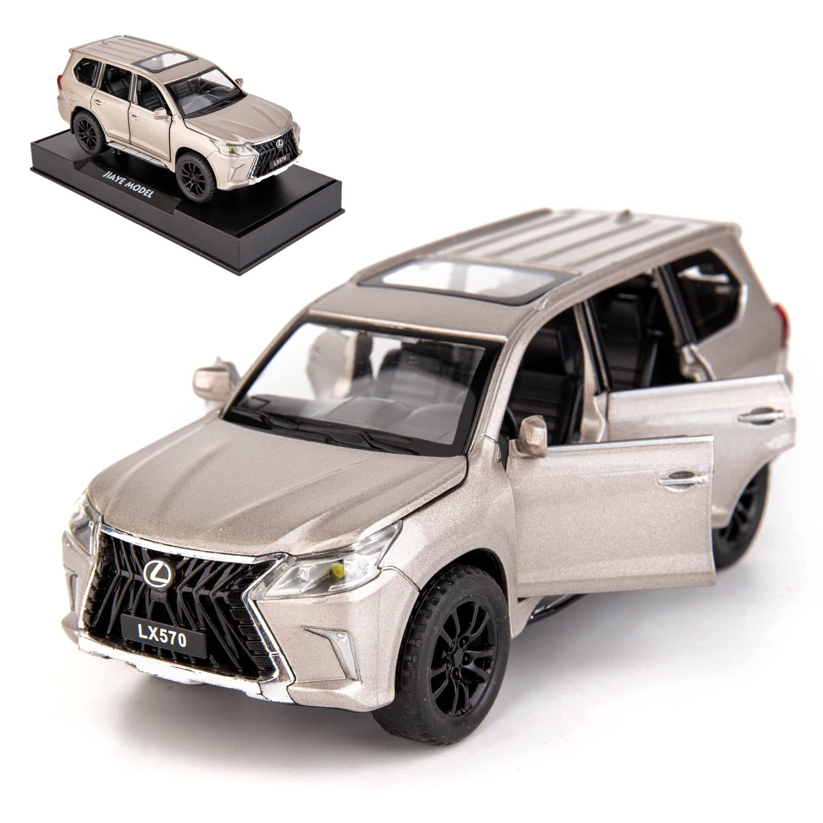 Amazon.com: BDTCTK 1/32 Compatible for Lexus LX570 Off-Road in