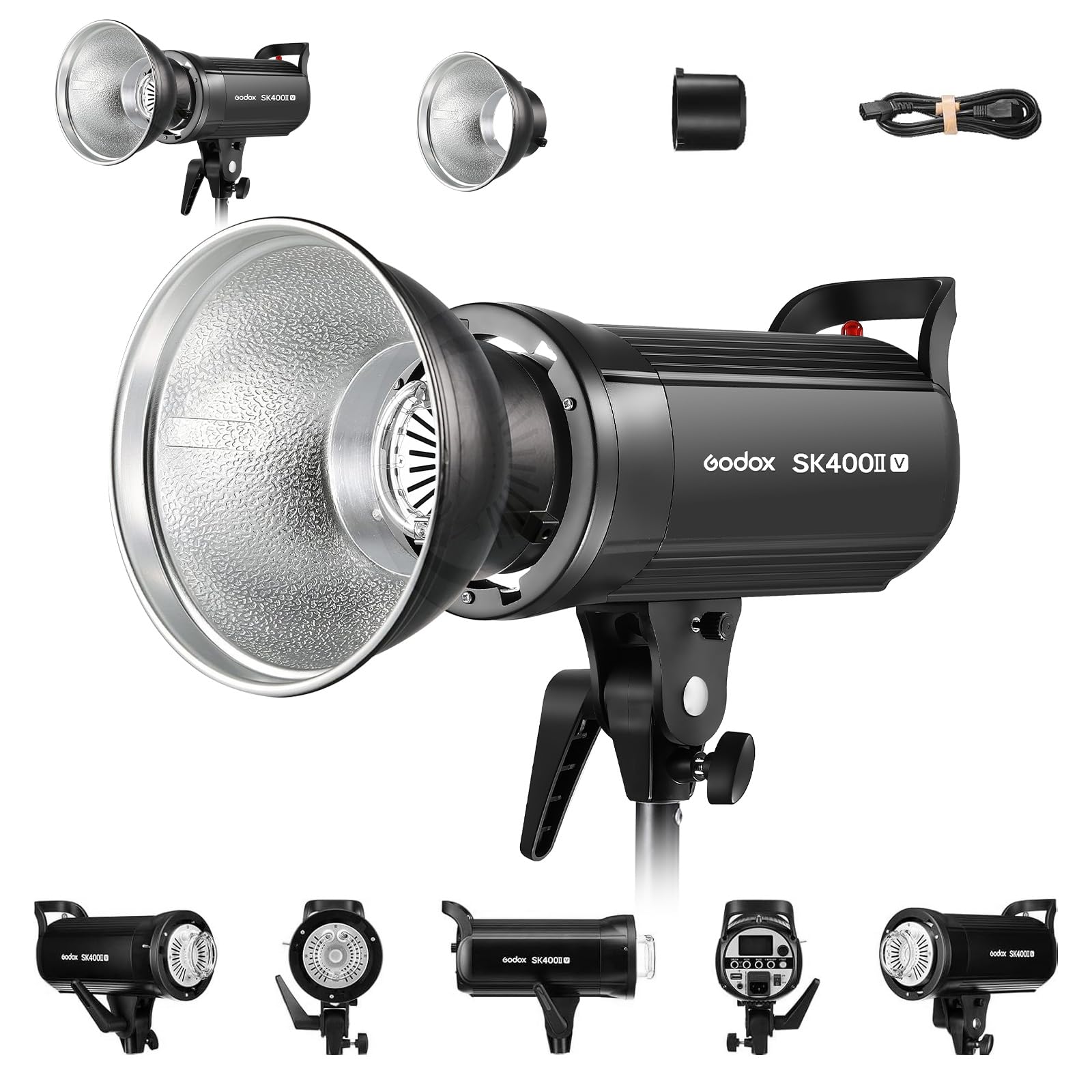 Amazon.com : Godox SK400II-V SK400IIV 400Ws Photo Studio Strobe