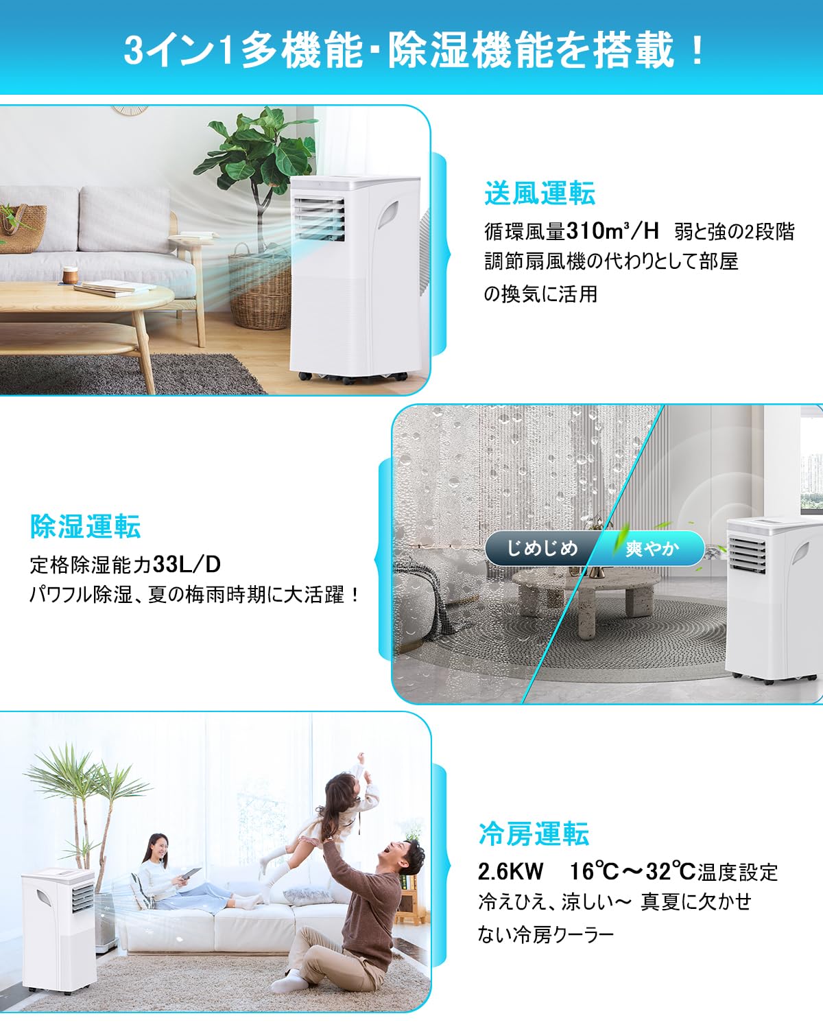 Amazon | 【2024年モデル】Nayuooスポットエアコン スポットクーラー