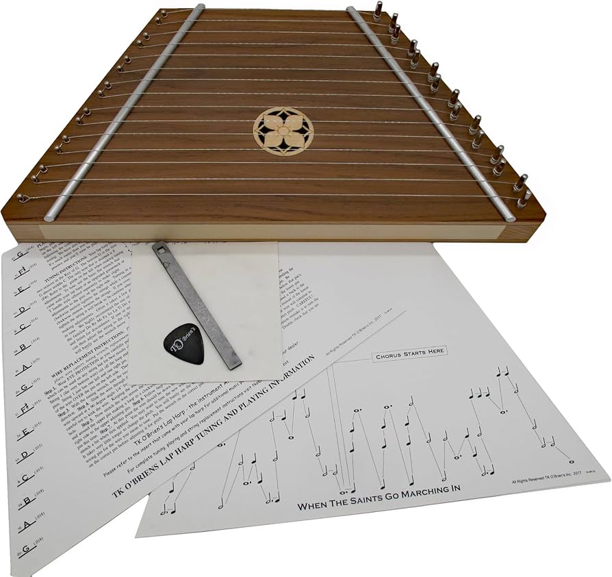 Amazon | TK O'Brien's ウォールナットラップハープ ハナミズキの花