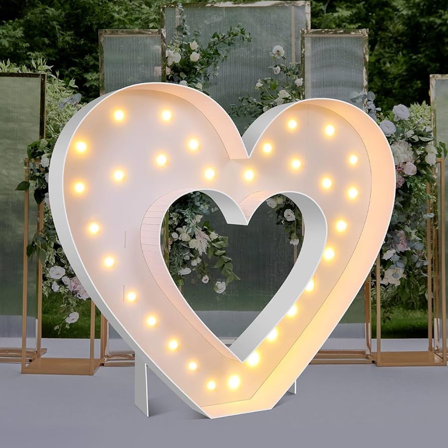 Amazon.com: Maxcheck 4FT Marquee Large Light up Decoration