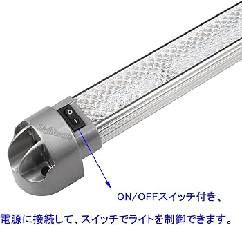 Amazon | LEDルームライト 車内・室内照明 貨物灯 6000K白光 33CM 6W