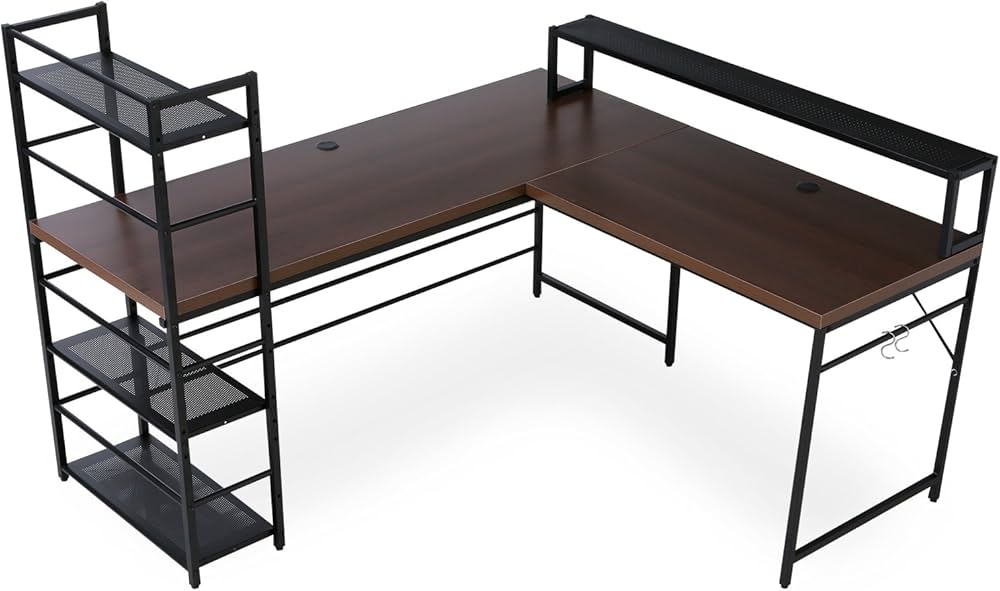 Amazon.co.jp: LOWYA ロウヤ パソコンデスク 学習机 勉強机 pcデスク