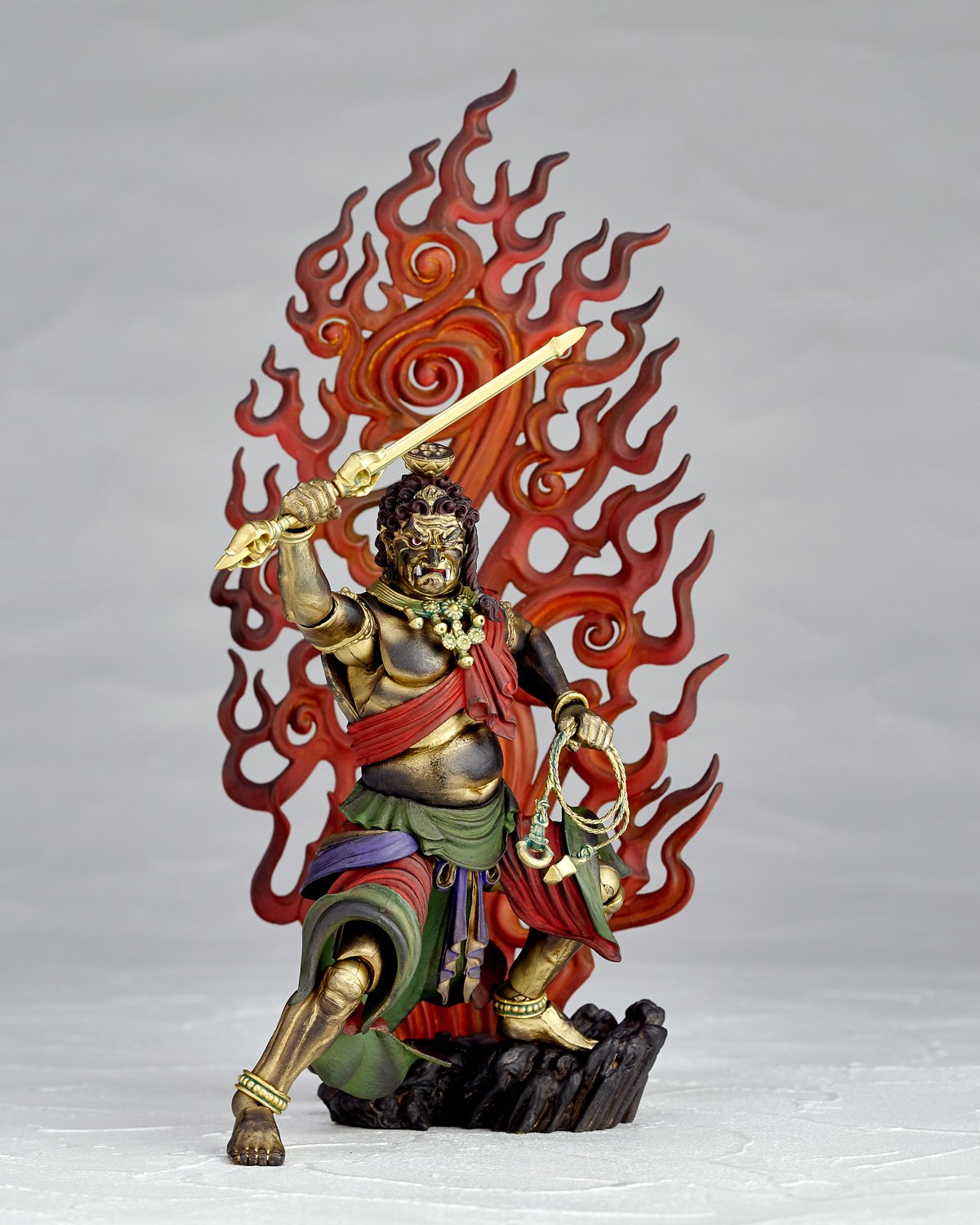 Amazon.co.jp: タケヤ式自在置物 不動明王 約135mm PVC&ABS製 塗装済み