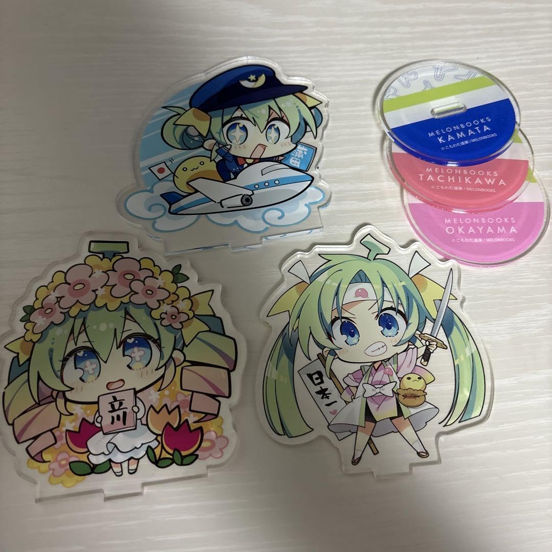 Amazon.co.jp: メロンブックス ご当地めろんちゃん アクリルスタンド3