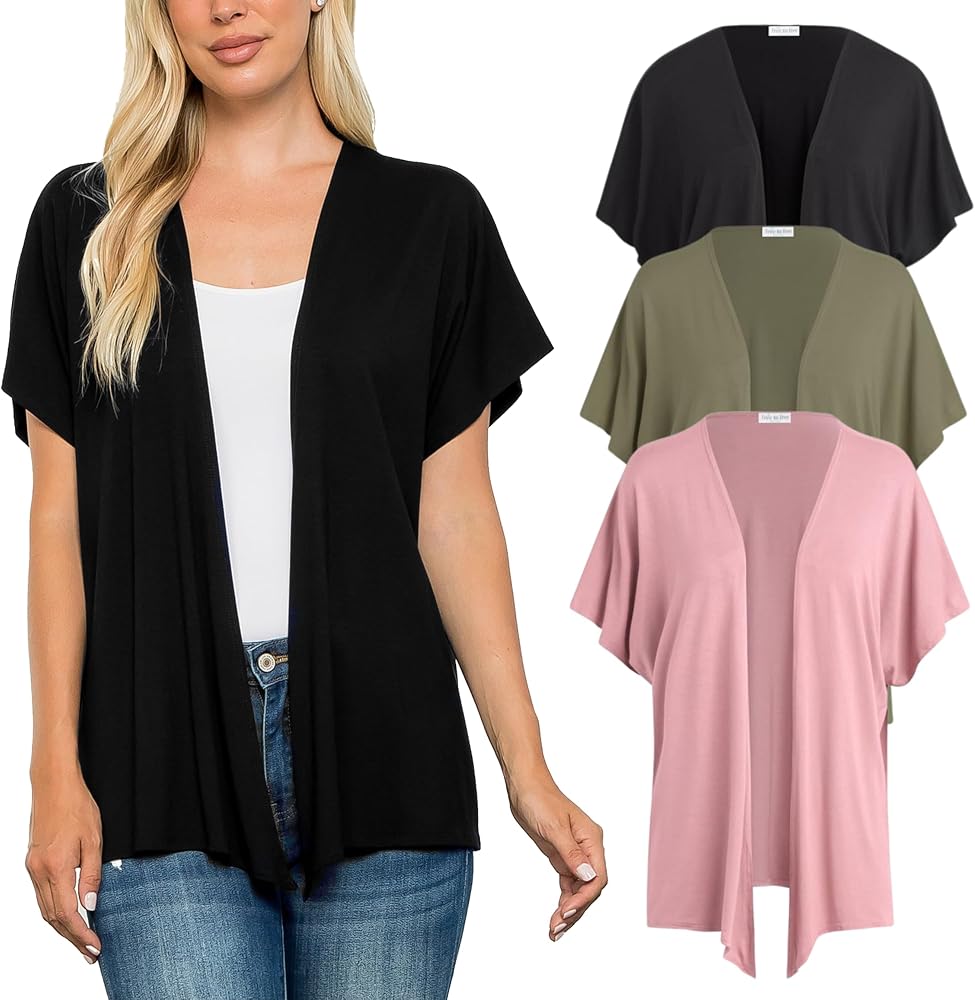 志貴 Dolman Flare Cardigane M レーヨン BLK Dolman Wide Drape