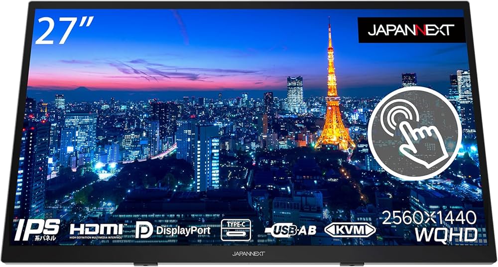 Amazon.co.jp: JAPANNEXT 27インチ モニター WQHD 2560x1440解像度 IPS