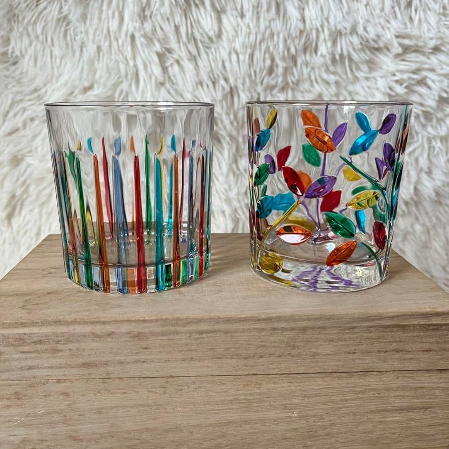 Amazon.co.jp: cc zecchin イタリア製 ベネチアングラス ペア : ホーム