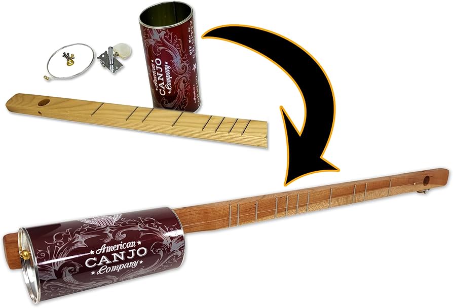 Amazon.co.jp: 1弦 Canjo (ブリキ缶バンジョー) キット - 楽しく遊べる
