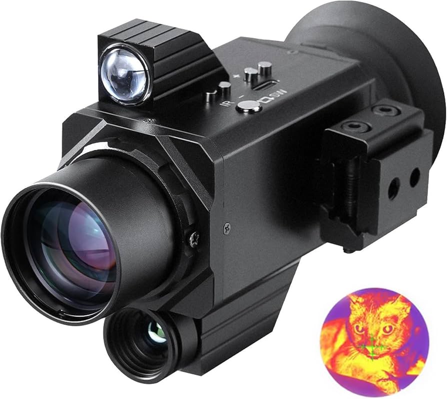 Amazon.co.jp: SUZLAZYR 4K サーマルスコープ - HD+LR+ナイトビジョン+