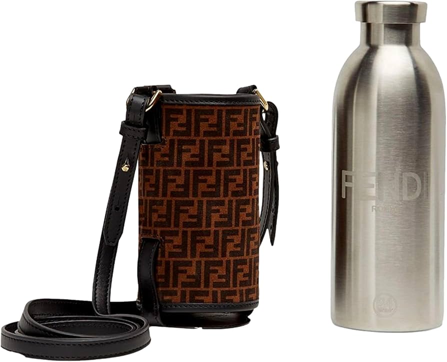 Amazon.com: FENDI x 24 Bottles FF Print Suede Bottle Holder