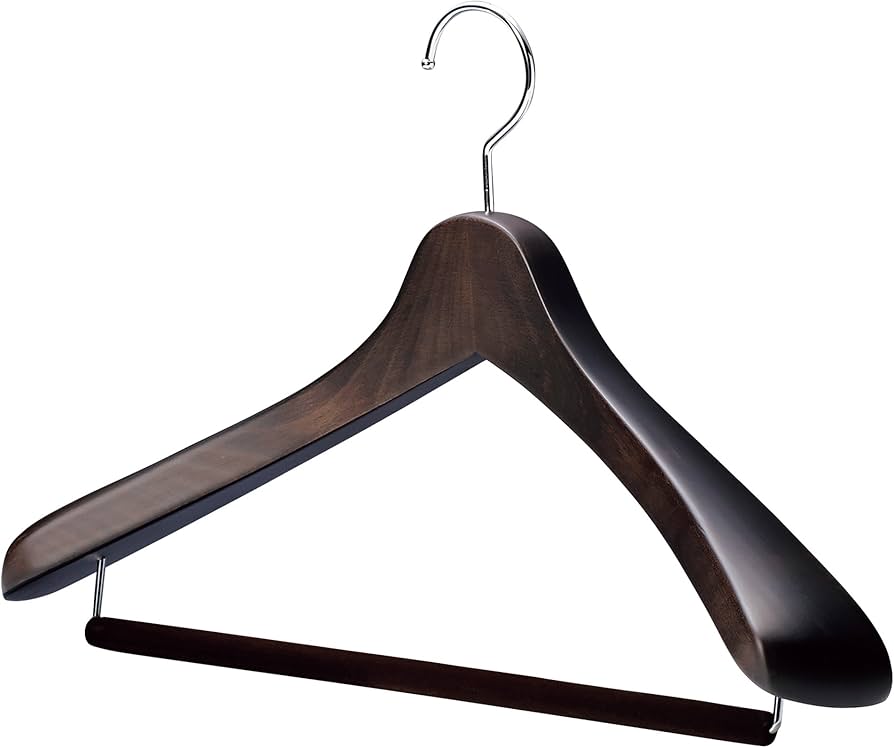 Amazon.co.jp: 【ナカタハンガー】日本製 木製メンズ スーツハンガー 5