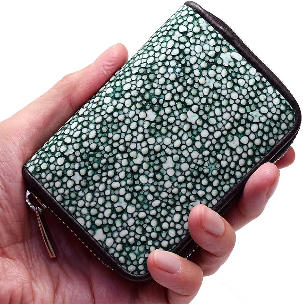 Amazon | 小銭入れ イバラエイ スタースティングレイ 梅花皮 かいらぎ