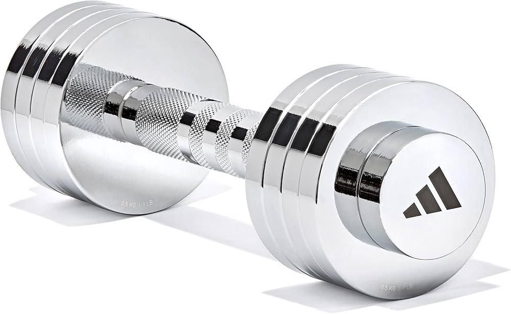 Amazon | adidas(アディダス) アジャスタブルクロームダンベル 5KG (1
