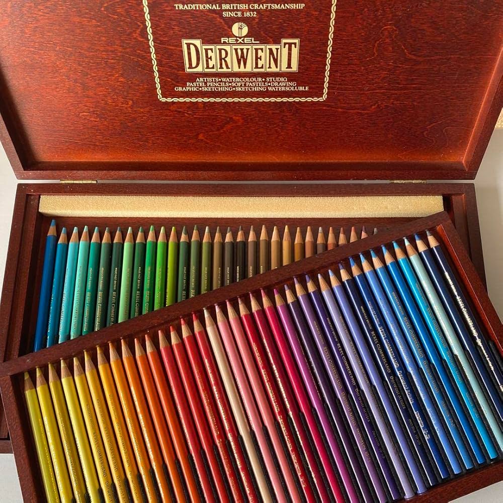 DERWENT ダーヴェント色鉛筆ARTISTS木箱入72色 Amazon | DERWENT