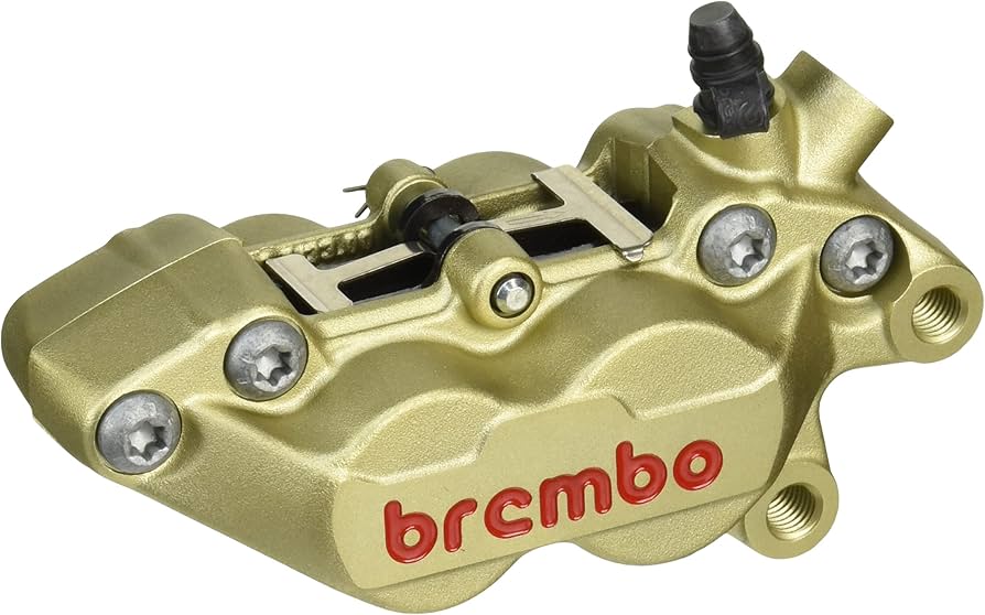 Amazon | brembo(ブレンボ) 4P キャリパー 右用 40mmピッチ ゴールド