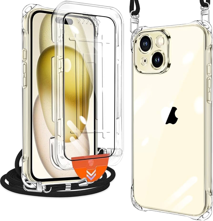 Amazon.co.jp: iPhone 15 用 ケース クリア [1枚ガラスフィルム付き