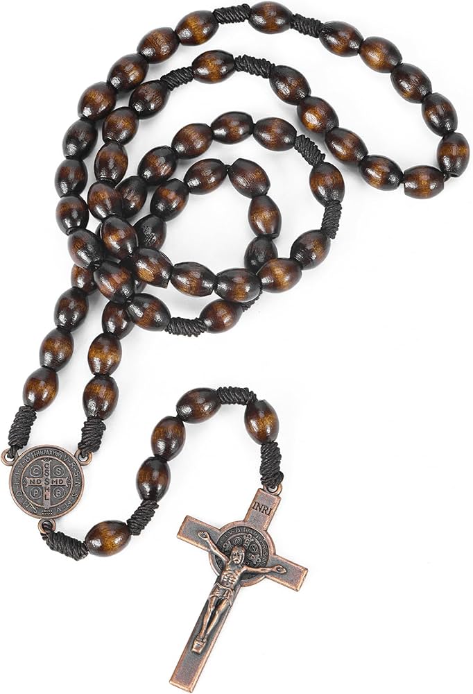 Amazon.com: JUXINGDAZYF Rosary Beads Handmade Wooden Rosarios