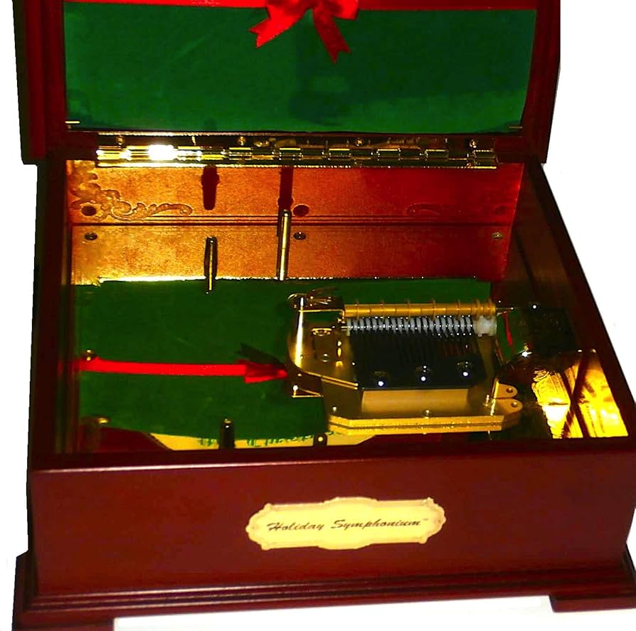 Amazon.com: Mr Christmas Cherrywood Finish Holiday Symphonium Gold