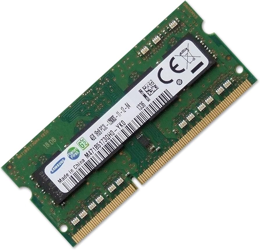 SAMSUNG M471B5173QH0-YK0 4GB 1Rx8 PC3L - 12800S DDR3 SODIMM at