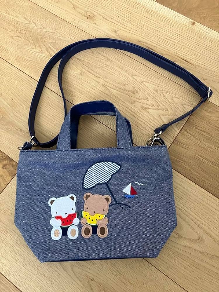 Amazon.co.jp: familiar ファミリアショー ショルダーバッグ デニム