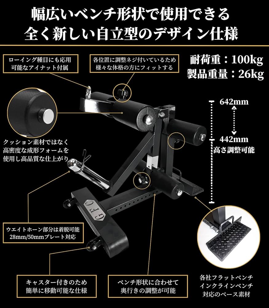 Amazon.co.jp: GentlemanFitnessClub レッグアタッチメント