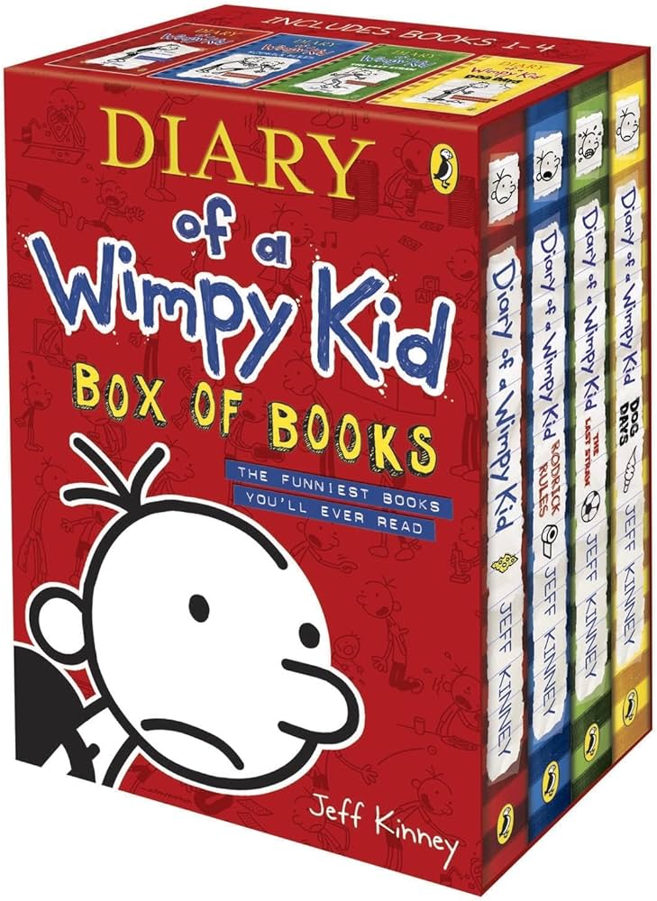 Amazon | Diary of a Wimpy Kid Box of Books | Kinney, Jeff | Humor