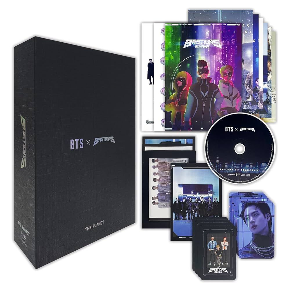 BTS - [The Planet] (BASTIONS OST) CD + Photo Book + Photo Card +