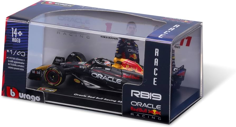 Amazon.com: 1:43 Race Oracle Red Bull Racing RB19 (2023) w/Driver