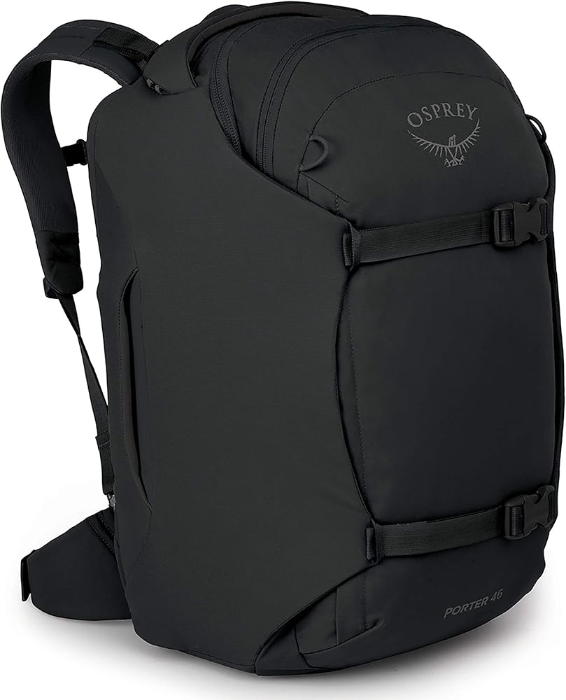 Amazon.co.jp: Osprey Porter 46L トラベルバックパック、ブラック