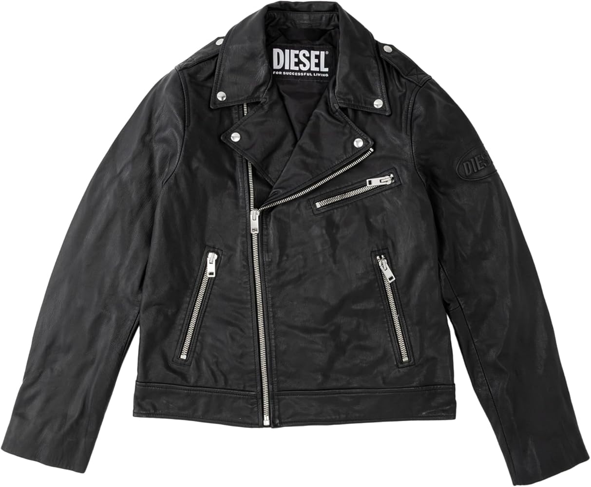 Amazon.co.jp: [Diesel] [ディーゼル] メンズ レザージャケット L