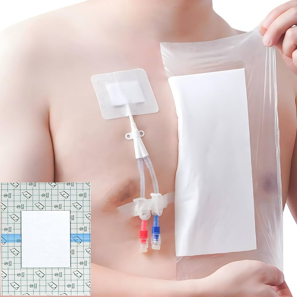Amazon.com: Waterproof PD Dialysis Catheter Shower Cover 10x12