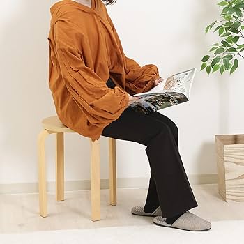 Amazon｜不二貿易 木製曲木チェア スタッキング ナチュラル 12838