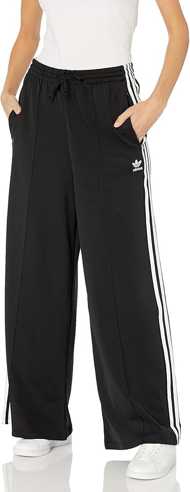 Amazon | adidas Originals womens Primeblue Relaxed Wide Leg Pants