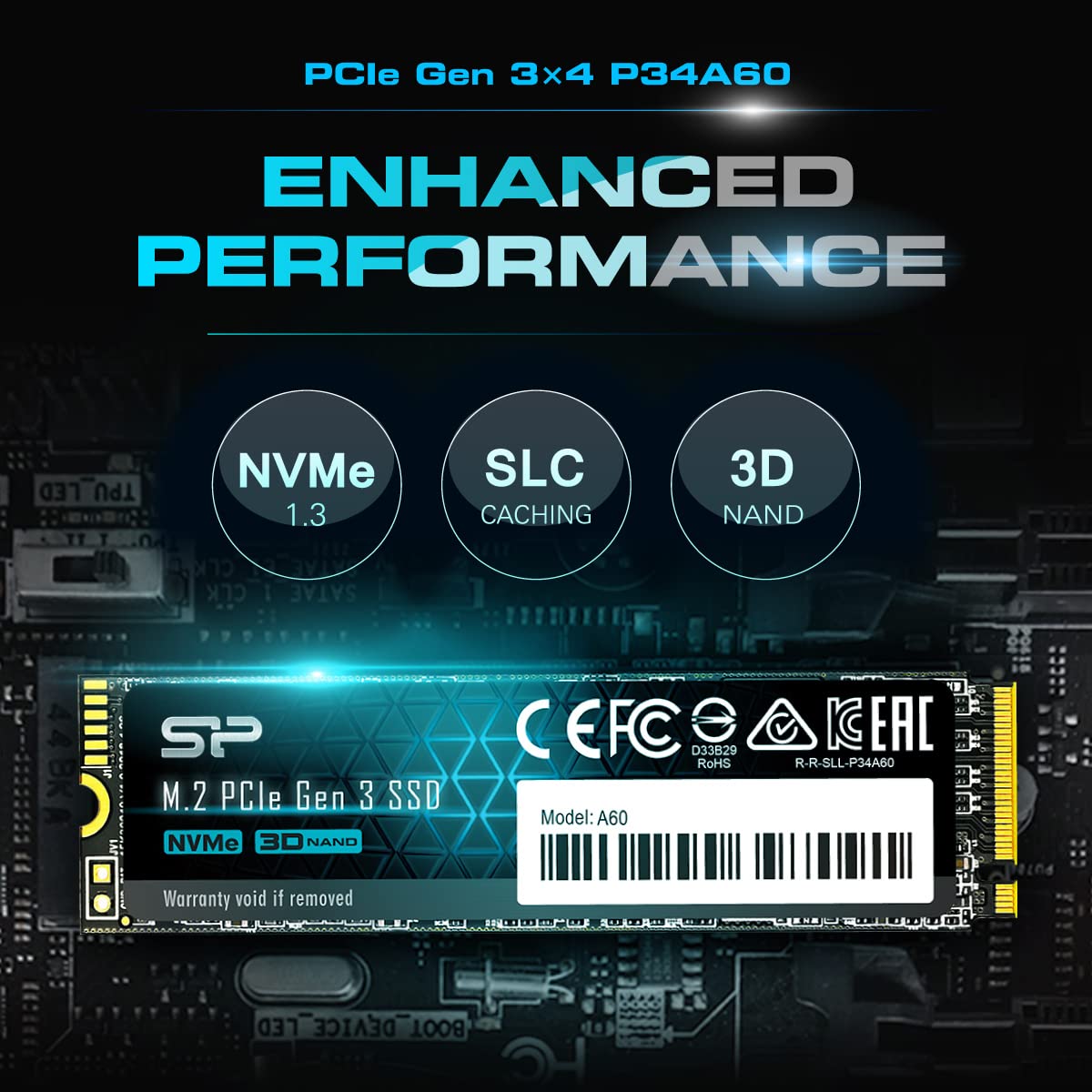 Amazon.com: Silicon Power 512GB NVMe M.2 PCIe Gen3x4 2280 SSD
