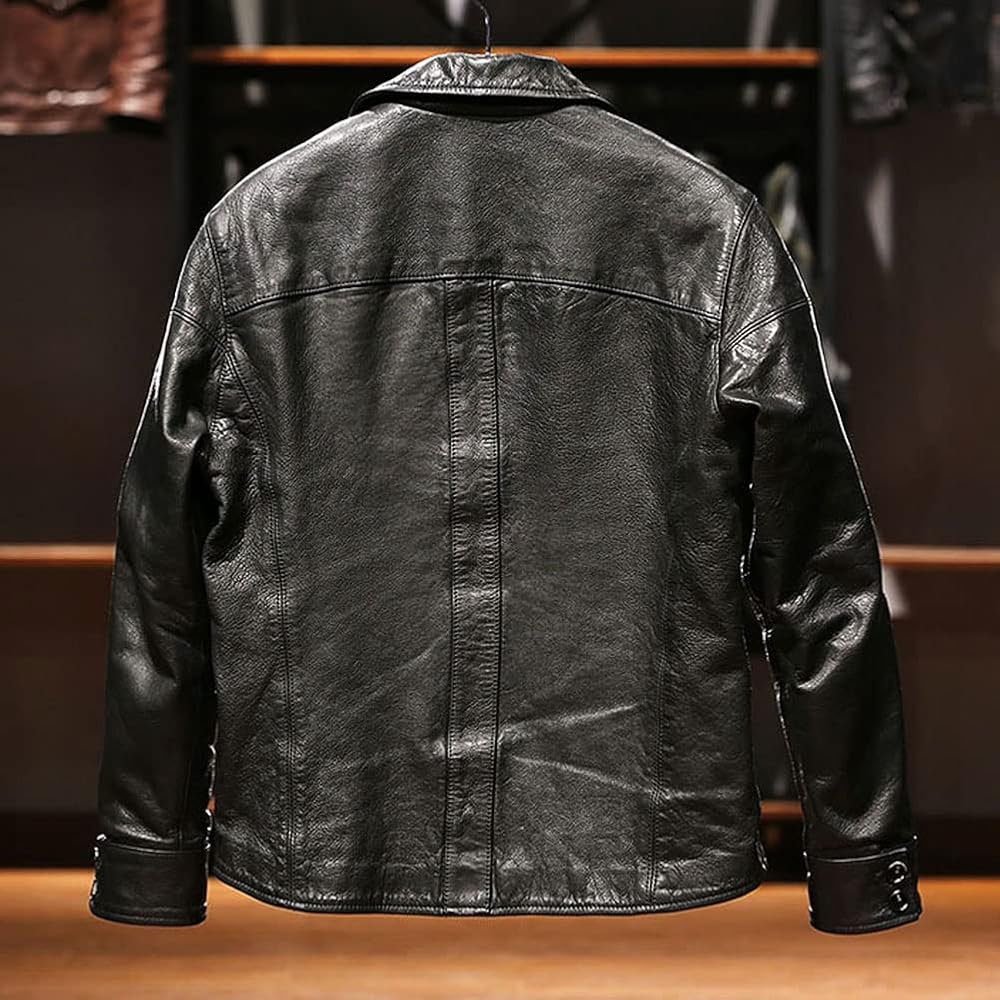 Amazon | [Tuklye] 山羊革 メンズ 1.1mm ゴートスキンヴィンテージ