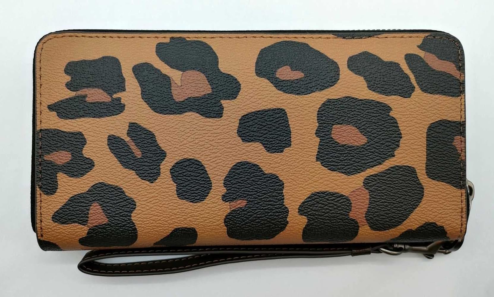 Amazon | COACH [コーチ] 長財布 レオパード ロングジップウォレット