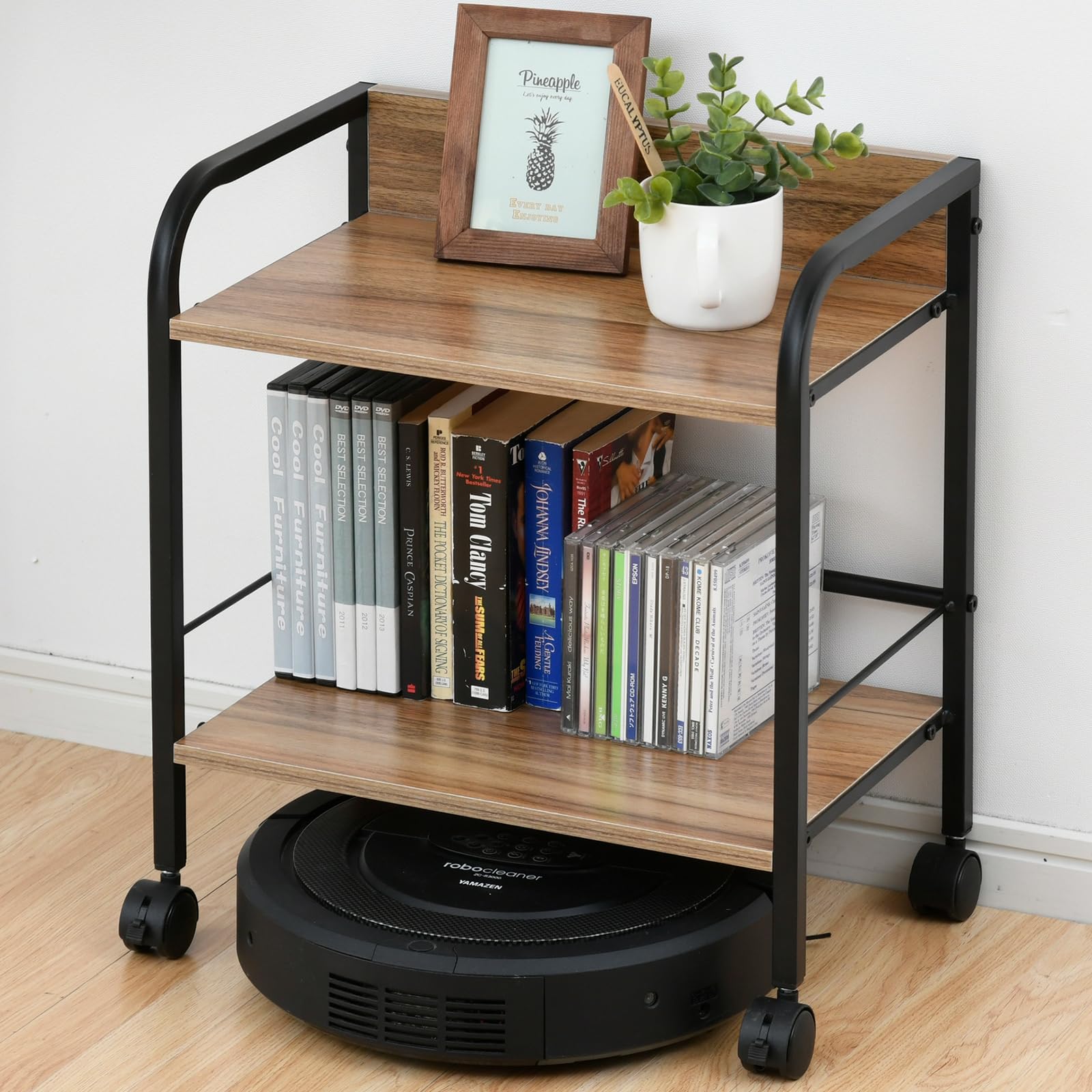 Amazon｜山善(YAMAZEN) ラック キャスター付き 2段 カラーボックス用