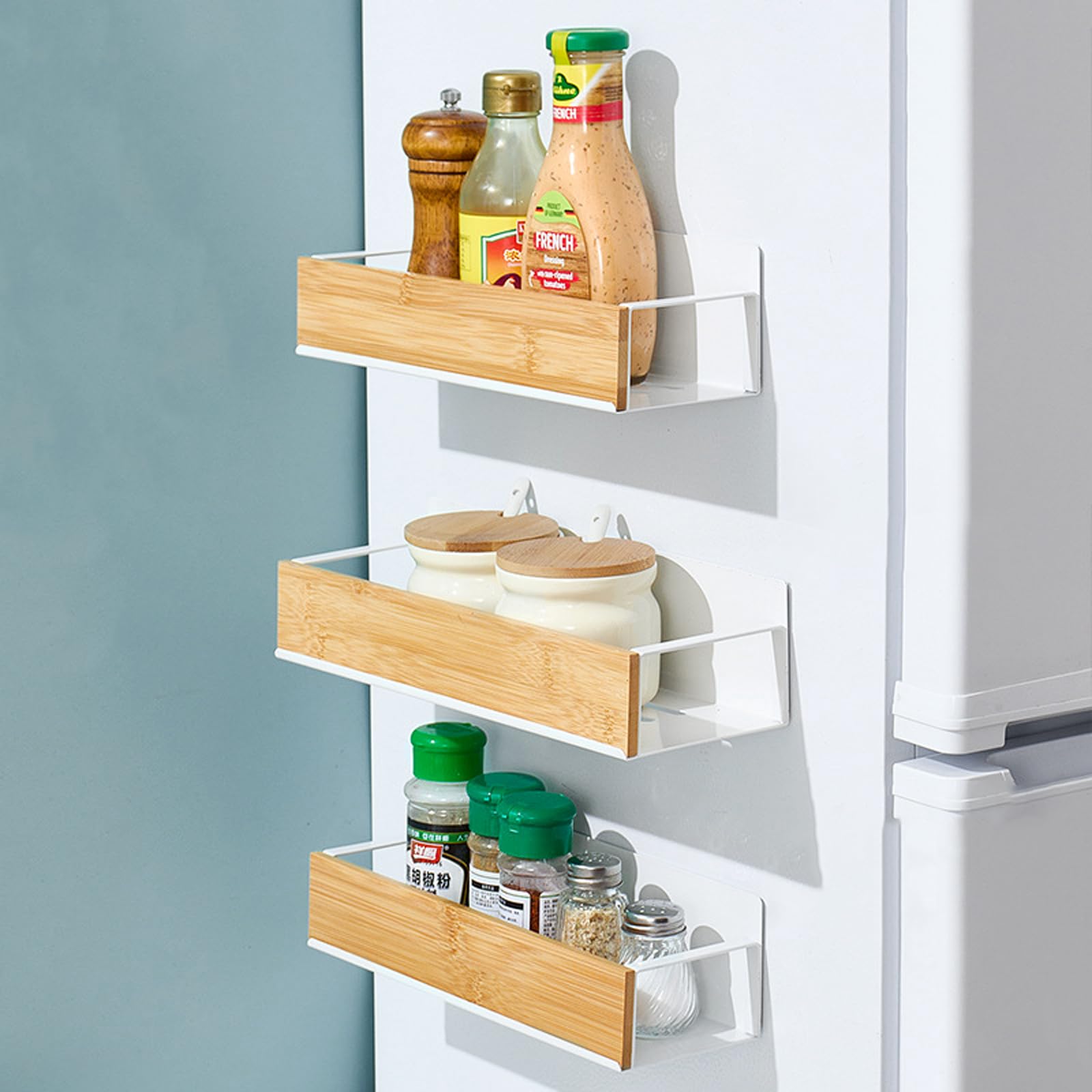 Amazon｜調味料ラック マグネット 4点セット 磁気 スパイスラック