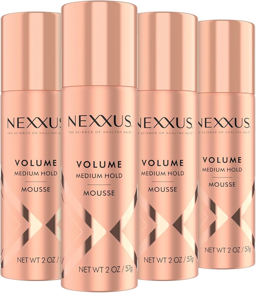 Amazon.com: Nexxus Travel Mousse, Volume Medium Hold 4-Pack – 72