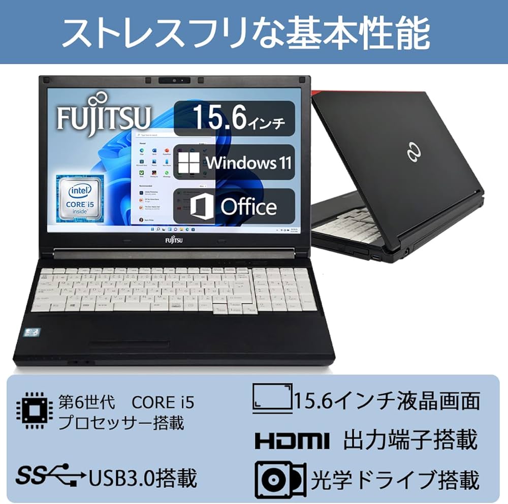Amazon.co.jp: Fujitsu Laptop A576 / 15.6 Type / Number Pad / MS