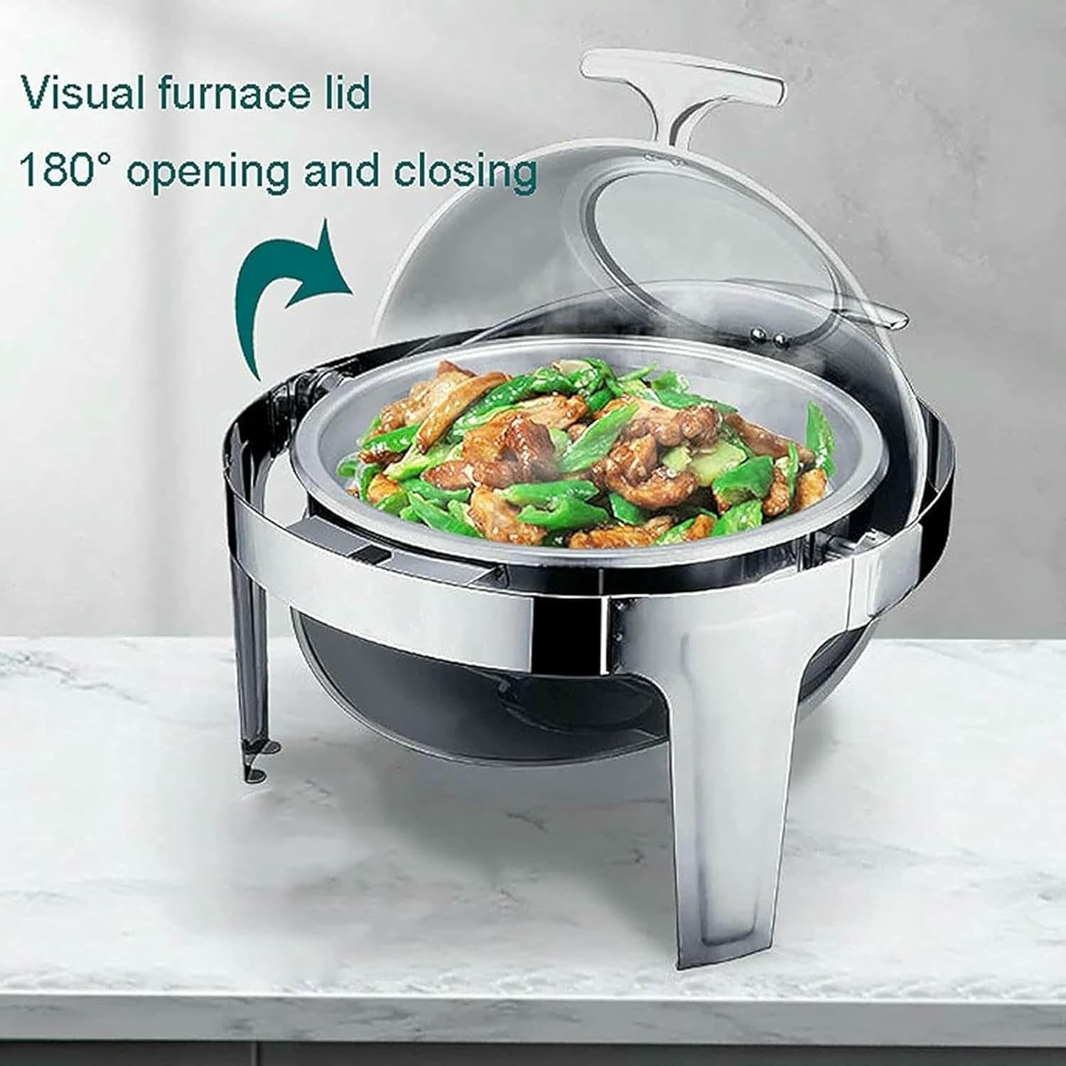 Bonarca 3連 フードディスプレイセット ステンレス製 9L フードカバー