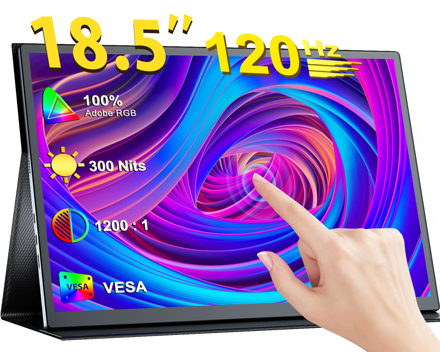 Amazon.co.jp: EVICIV モバイルモニター 18.5インチ 120Hz