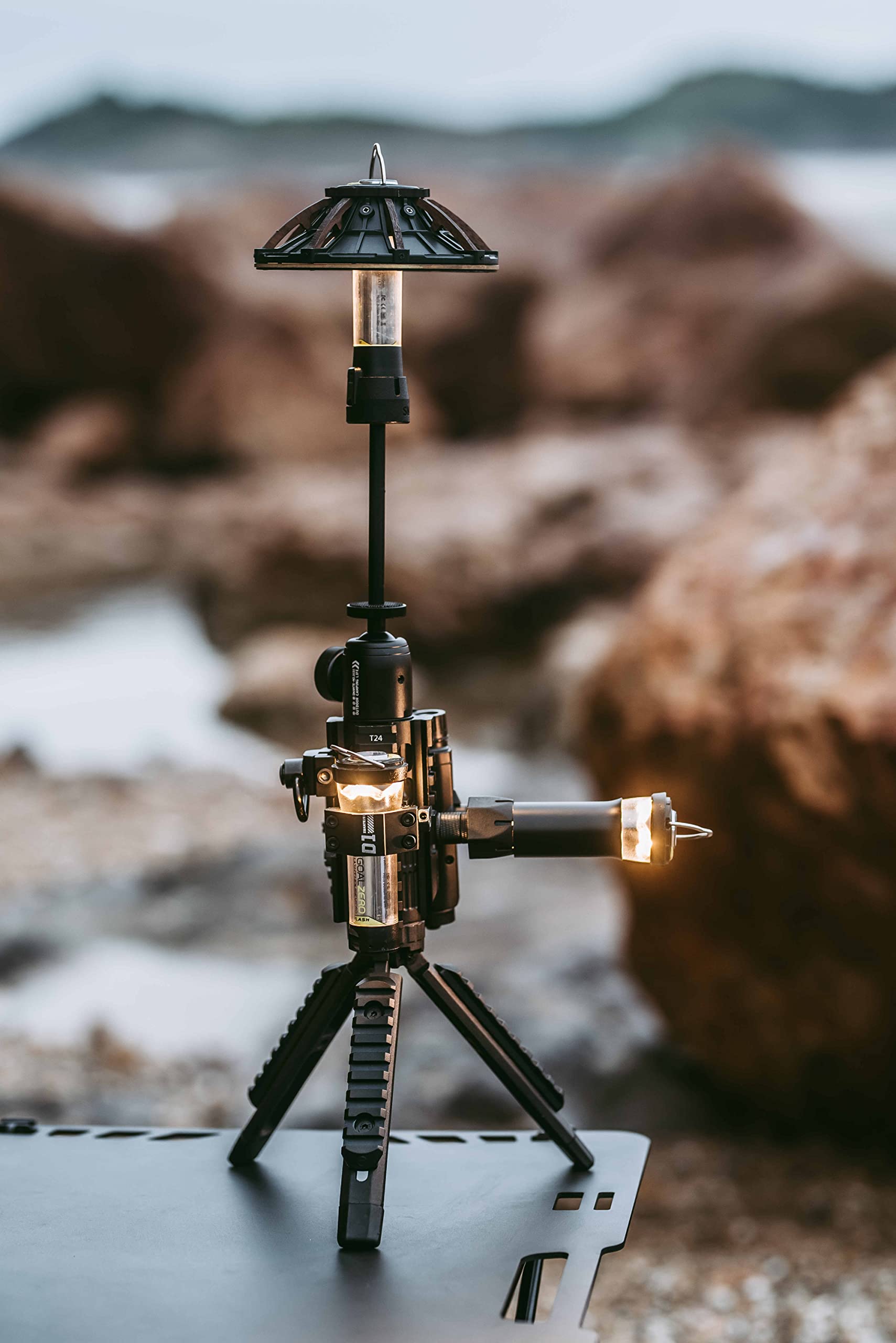 Amazon.co.jp: ゴールゼロ用の三脚 LEDランタン ランタンスタンド 三脚