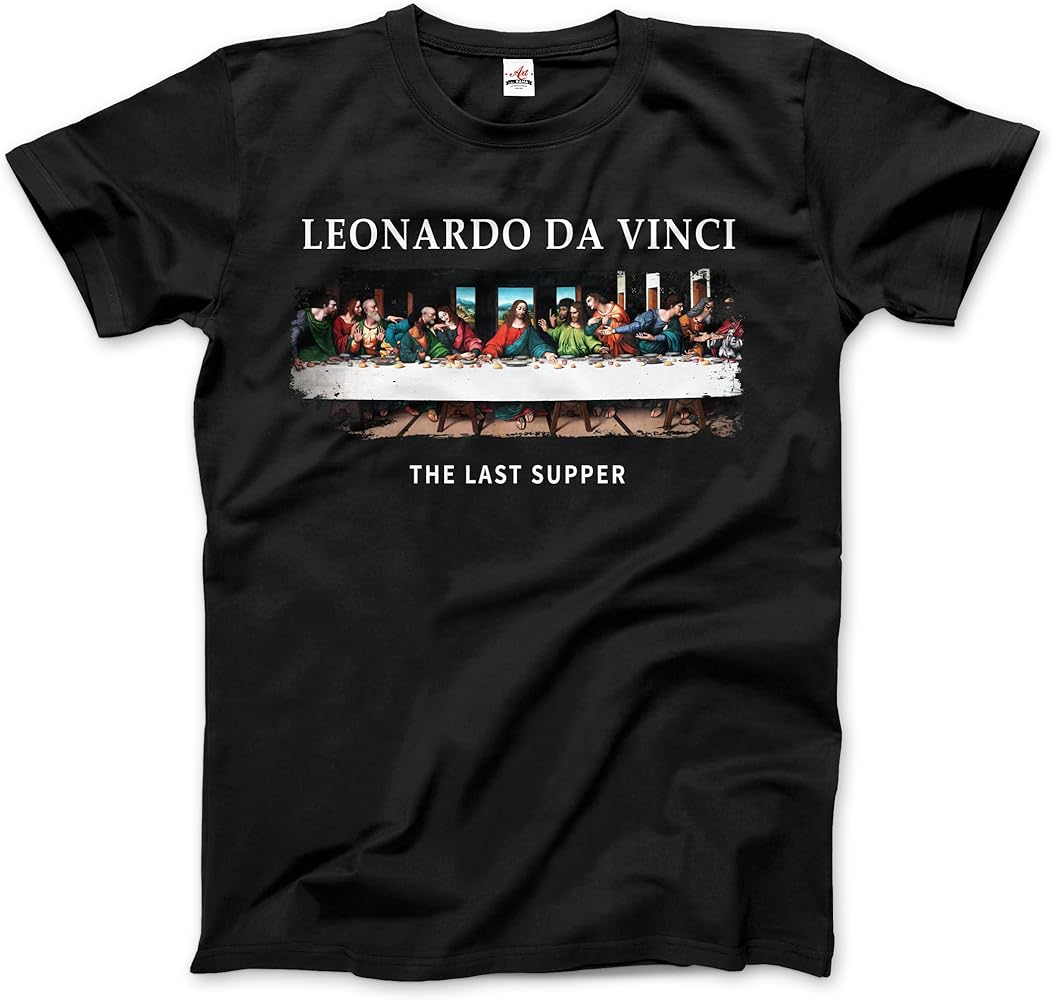 Amazon.com: Products Leonardo Da Vinci - The Last Supper Artwork T