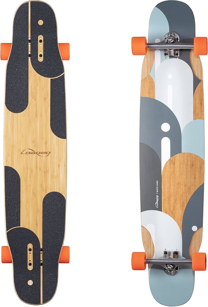 Amazon.com : Loaded Boards MATA Hari Bamboo Longboard Skateboard